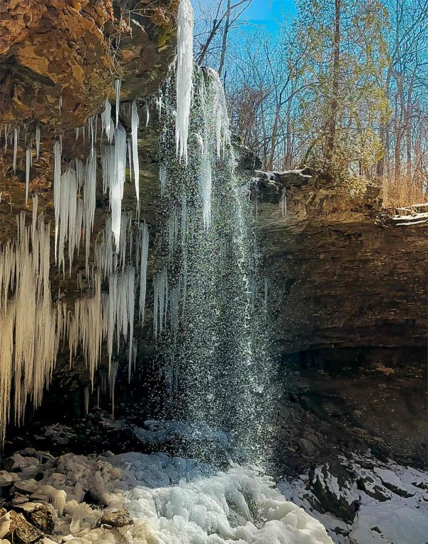 Ice Waterfall Jigsaw Puzzle