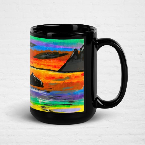 Black Glossy Mug